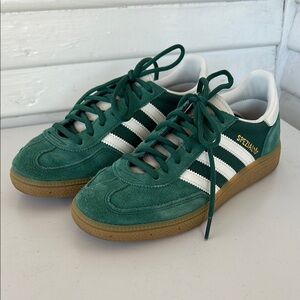 Adidas Spezial Green Suede Sneakers